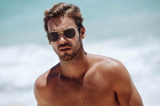 Solbriller med stil: Aviator Round Gold – Tidløs elegance og optimal UV-beskyttelse