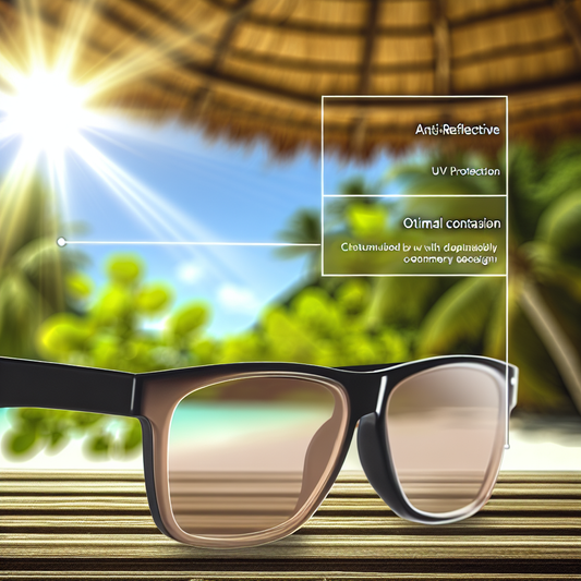 Anti-reflekterende solbriller med UV-beskyttelse – nyd krystalklart syn, optimal kontrast og et holdbart, moderne design.