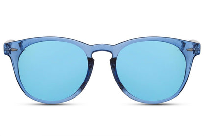 Clubmaster Blue Mirrored - SOLBRILLESALG